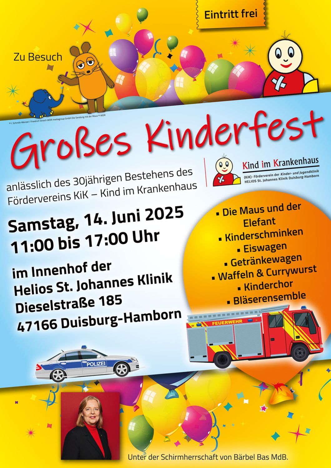 Großes Kinderfest · Eintritt frei!